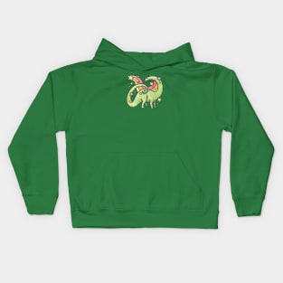 Diplodocus Rainbow | Retro Dinosaur Kids Hoodie